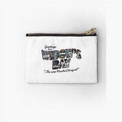Greetings from Widow's Bay Zipper Pouch