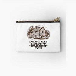 Greetings From Widow's Bay Zipper Pouch