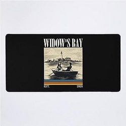 Greetings from Widow's Bay Desk Mat