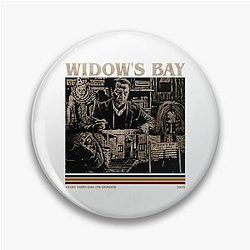 Greetings From Widow's Bay Pin
