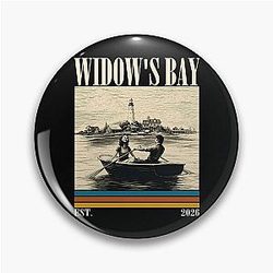 Greetings From Widow's Bay Pin