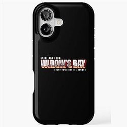 Greetings from Widow's Bay iPhone case