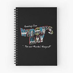 Greetings from Widow's Bay Spiral Notebook