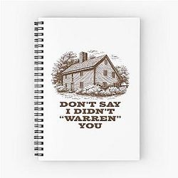 Greetings from Widow's Bay Spiral Notebook