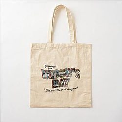 Greetings From Widow's Bay Cotton Tote Bag