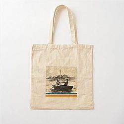 Greetings from Widow's Bay Cotton Tote Bag