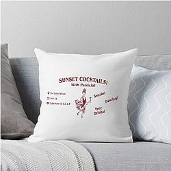 Greetings from Widow's Bay Throw Pillow
