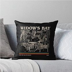 Greetings From Widow's Bay Throw Pillow