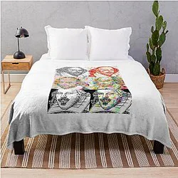 SIX TIMES WILLIAM SHAKESPEARE Throw Blanket