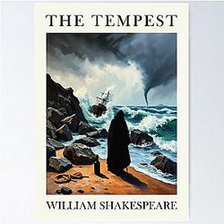 The Tempest by William Shakespeare Classic English Literature Poster