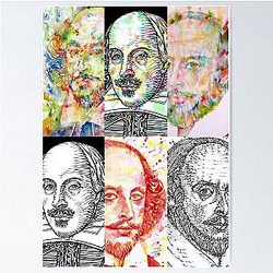 Six Times William Shakespeare Poster