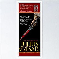 JULIUS CAESARῖ= 	 William Shakespeare Lyceum Theatre Posters
