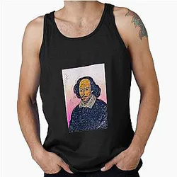 William Shakespeare Portrait Tank Top