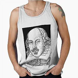 WILLIAM SHAKESPEARE Portrait Tank Top