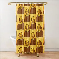 William Shakespeare Artwork William Shakespeare Portrait Wall Art Shower Curtain