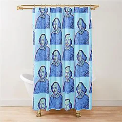 William Shakespeare Portrait Shower Curtain