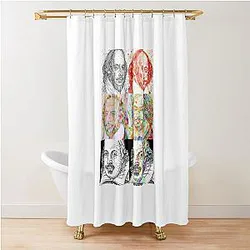 SIX TIMES WILLIAM SHAKESPEARE Shower Curtain