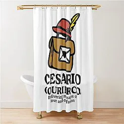 Cesario Courier Company - Twelfth Night by William Shakespeare Shower Curtain