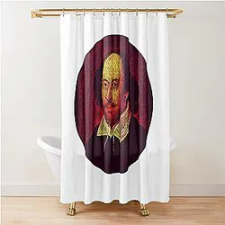 William Shakespeare Shower Curtain