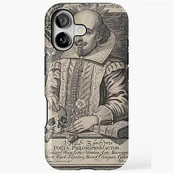 Vintage William Shakespeare Portrait iPhone Case