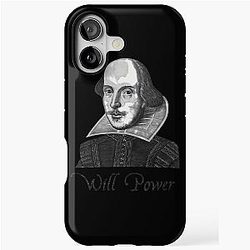 William Shakespeare will power iPhone tough case