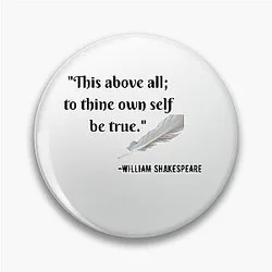 William Shakespeare Quote be true to yourself