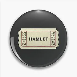 Hamlet William Shakespeare Theatre Pin