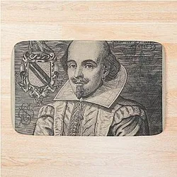 William Shakespeare Portrait Bath Mat