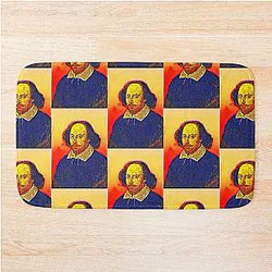 William Shakespeare Portrait Bath Mat