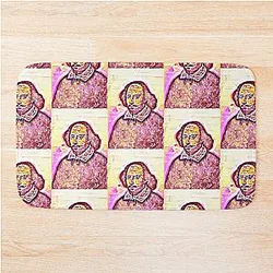 William Shakespeare Artwork and Bath Mat