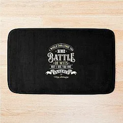 Battle of Wits 

Funny William Shakespeare Quote Bathroom Mat