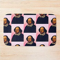 William Shakespeare Artwork - Portrait - Wall Art  Bath Mat