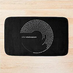 William Shakespeare Famous Bath Mat