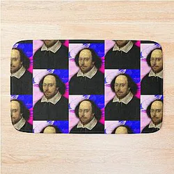 William Shakespeare Artwork - William Shakespeare Portrait Bath Mat