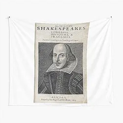 William Shakespeare Portrait Tapestry