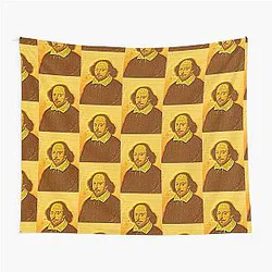 William Shakespeare Artwork William Shakespeare Portrait Wall Art Tapestry