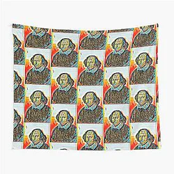 William Shakespeare Artwork - William Shakespeare Portrait Tapestry