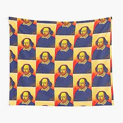 William Shakespeare Artwork William Shakespeare Portrait Wall Art Tapestry