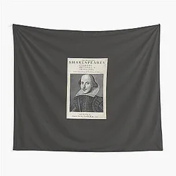 William Shakespeare Portrait Tapestry