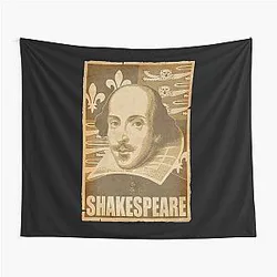 William Shakespeare Political Pop Art Filip Schpindel Transparent Tapestry