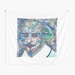 William Shakespeare watercolor portrait Tapestry
