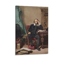 William Shakespeare Playwright Poster Art Print Canvas Gift Idea Room Aesthetic 16x24inch