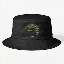 William Shakespeare Famous Quotes Poster Gold Bucket Hat