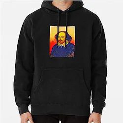 William Shakespeare Portrait Pullover Hoodie