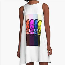 William Shakespeare Artwork A-Line Dress