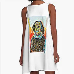 William Shakespeare Artwork a-Line Dress