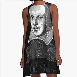 William Shakespeare Will A-Line Dress