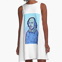 William Shakespeare Artwork A-Line Dress