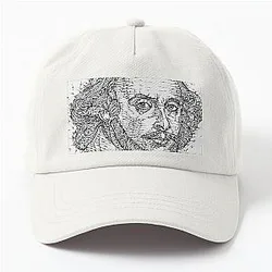 William Shakespeare Ink Portrait Dad Hat