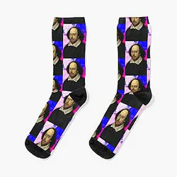 William Shakespeare Portrait Socks